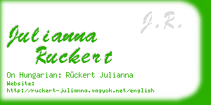 julianna ruckert business card